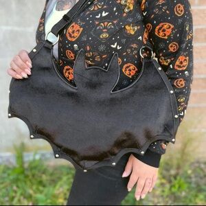 *New* Studded Black Bat Bag